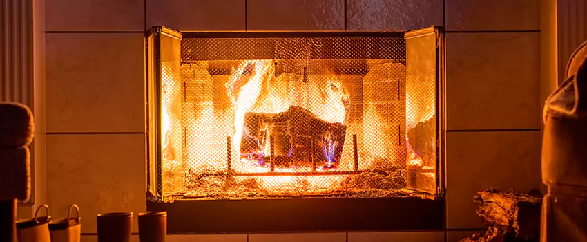 Mendota Hearth Landscape Fireplace Installation in Cinco Ranch, Texas