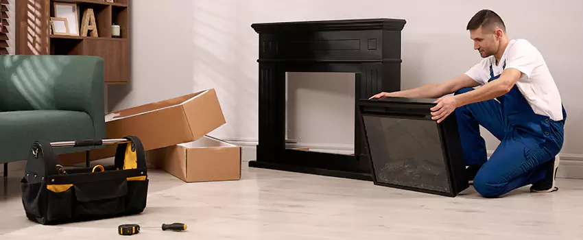 Old Rusted Metal Fireplace Repair And Replacement in Cinco Ranch, TX