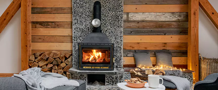 Thelin Hearth Products Direct Vent Gas Stove Fireplace Inspection in Cinco Ranch, Texas